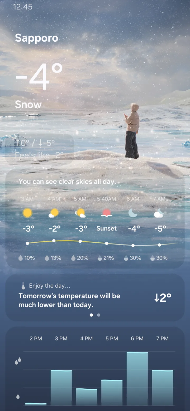 Snow 시안 | Sunny 초기 시안을 바탕으로 만든 Snow 시안, 미채택