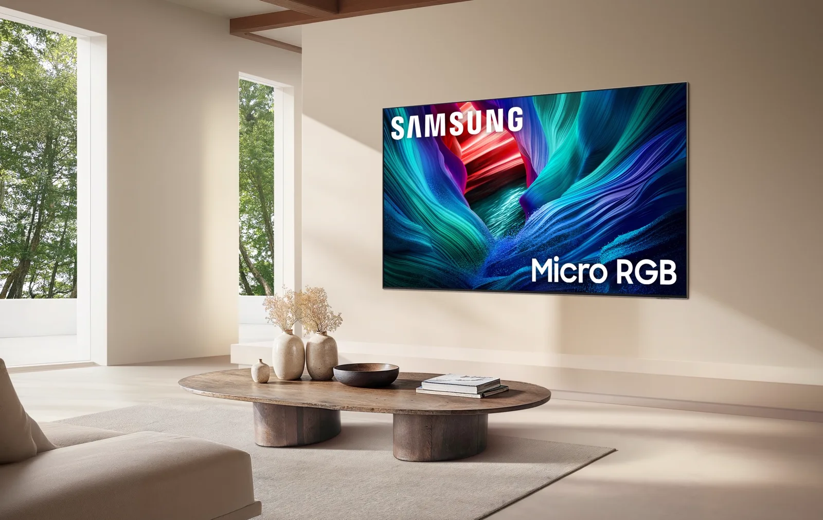 Samsung Newsroom U.S. 출시 기사 (2025.08.12)에 쓰인 밝은 공간 라이프스타일 이미지
